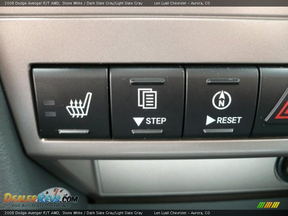 2008 Dodge Avenger R/T AWD Stone White / Dark Slate Gray/Light Slate Gray Photo #28