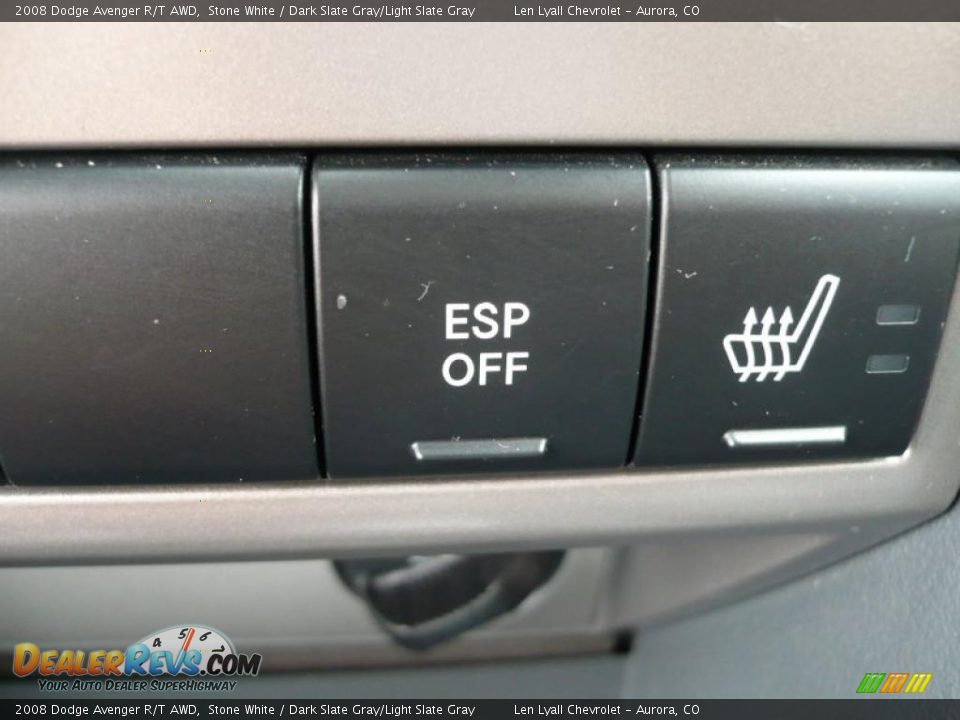 2008 Dodge Avenger R/T AWD Stone White / Dark Slate Gray/Light Slate Gray Photo #29