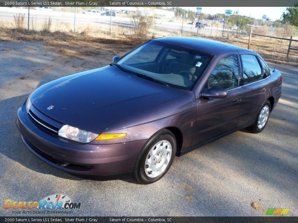 2000 Saturn L Series LS1 Sedan Silver Plum / Gray Photo #4