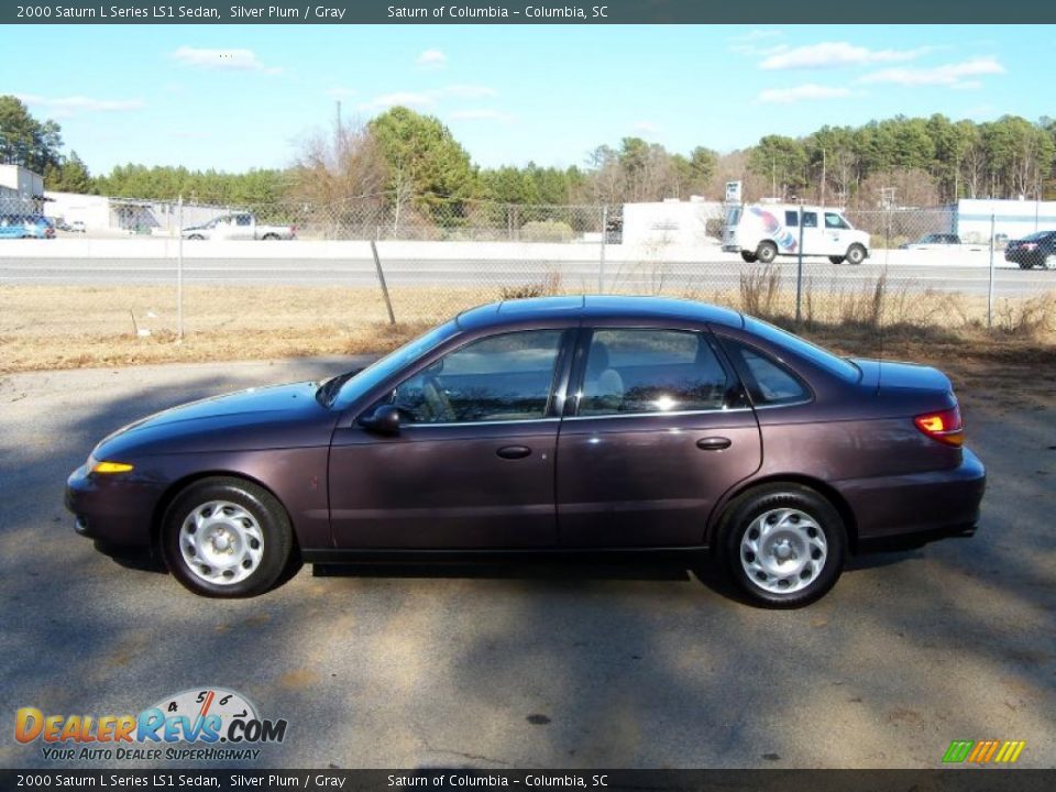 2000 Saturn L Series LS1 Sedan Silver Plum / Gray Photo #5