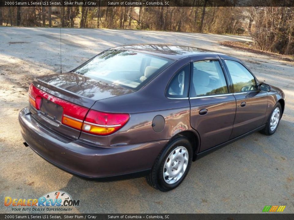 2000 Saturn L Series LS1 Sedan Silver Plum / Gray Photo #9