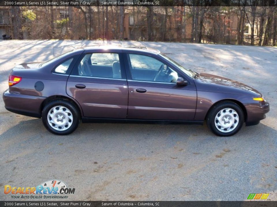 2000 Saturn L Series LS1 Sedan Silver Plum / Gray Photo #10