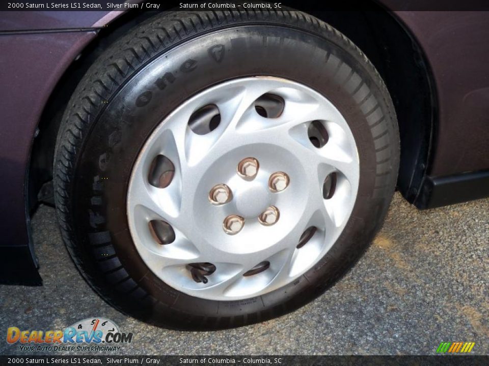 2000 Saturn L Series LS1 Sedan Silver Plum / Gray Photo #12