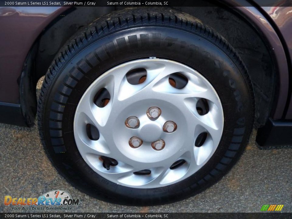 2000 Saturn L Series LS1 Sedan Silver Plum / Gray Photo #14