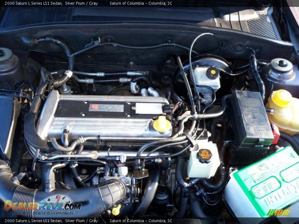 2000 Saturn L Series LS1 Sedan Silver Plum / Gray Photo #16