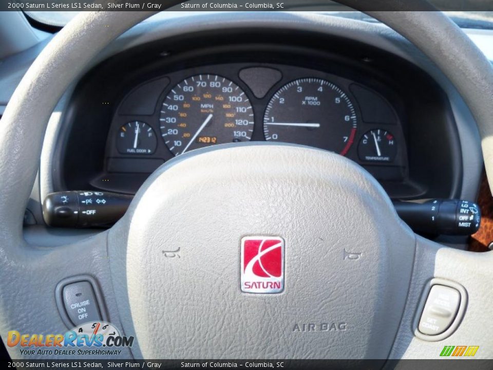 2000 Saturn L Series LS1 Sedan Silver Plum / Gray Photo #28