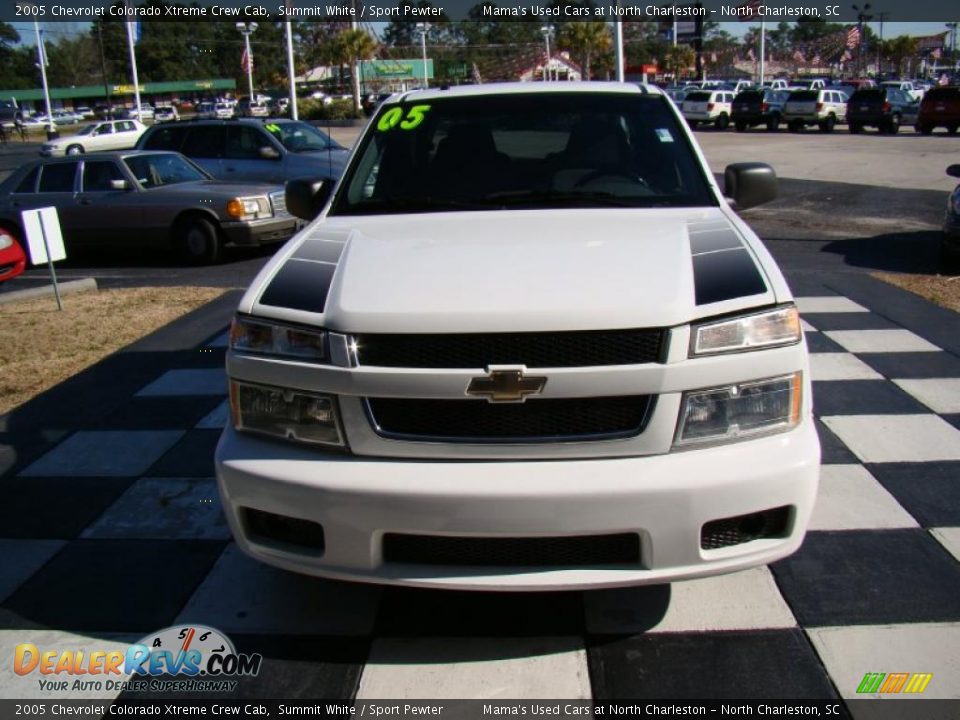 2005 Chevrolet Colorado Xtreme Crew Cab Summit White / Sport Pewter Photo #4