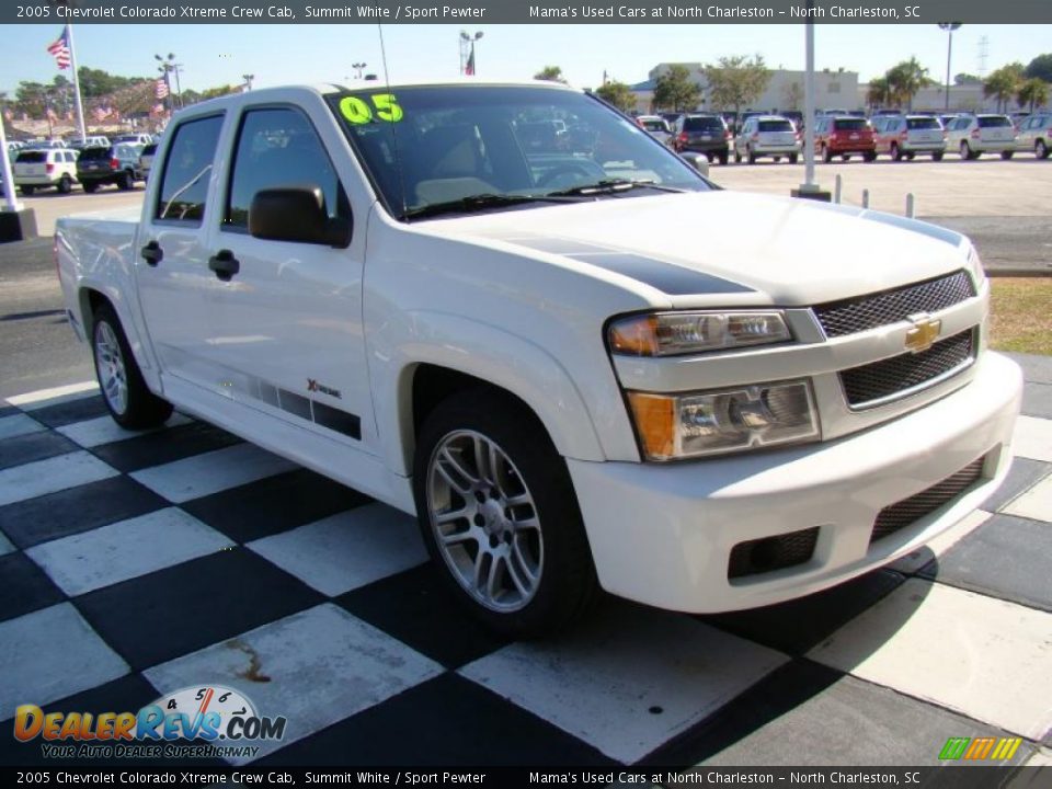 2005 Chevrolet Colorado Xtreme Crew Cab Summit White / Sport Pewter Photo #5