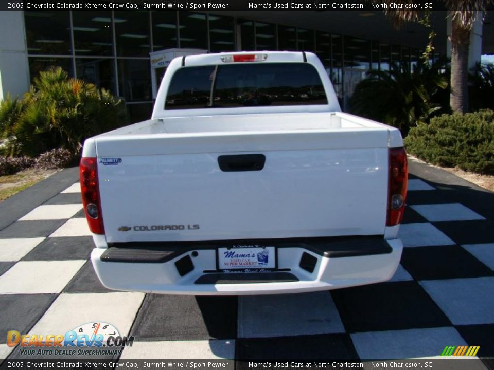 2005 Chevrolet Colorado Xtreme Crew Cab Summit White / Sport Pewter Photo #8