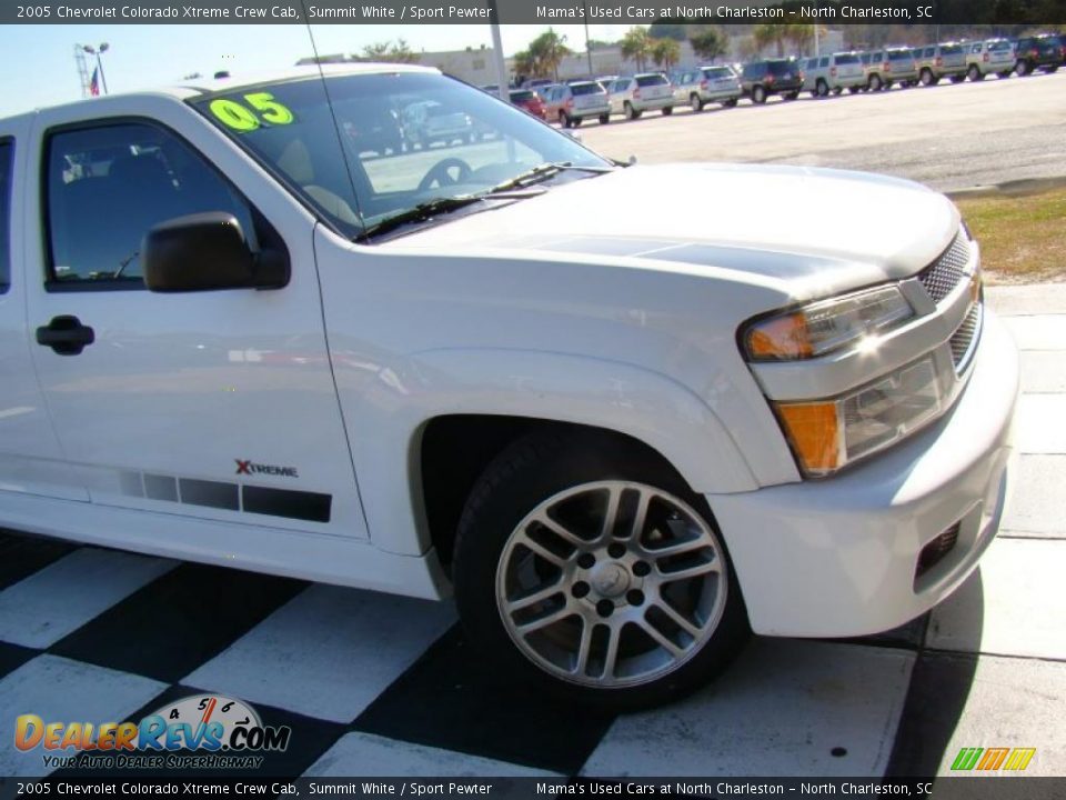 2005 Chevrolet Colorado Xtreme Crew Cab Summit White / Sport Pewter Photo #28