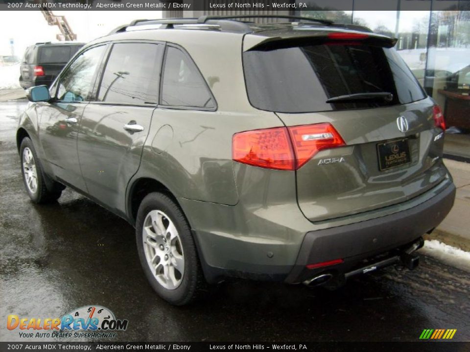 2007 Acura MDX Technology Aberdeen Green Metallic / Ebony Photo #3