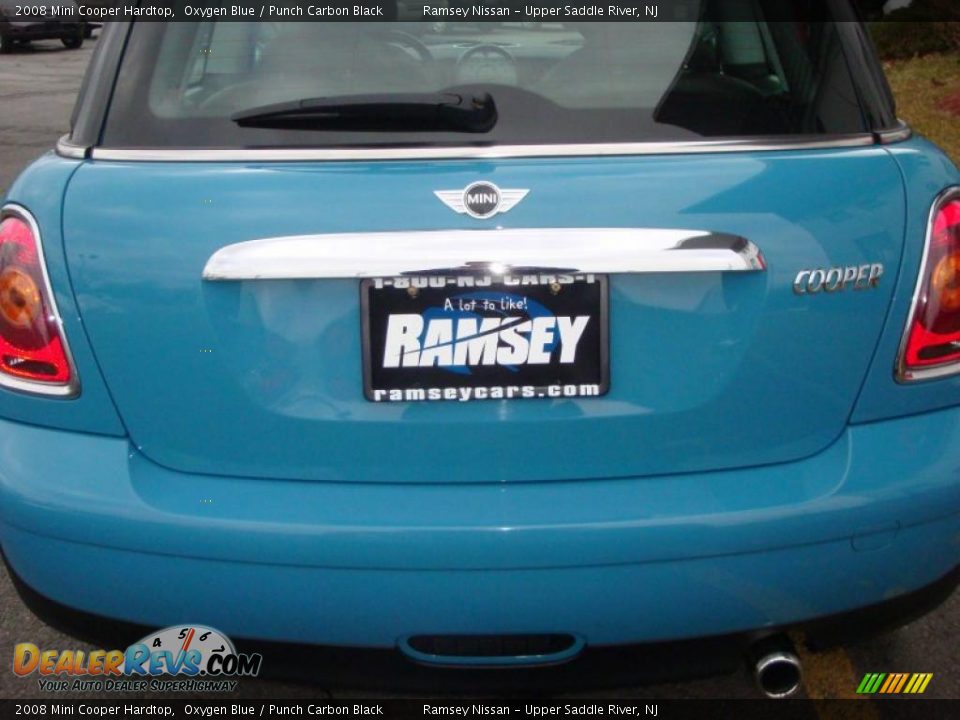 2008 Mini Cooper Hardtop Oxygen Blue / Punch Carbon Black Photo #20
