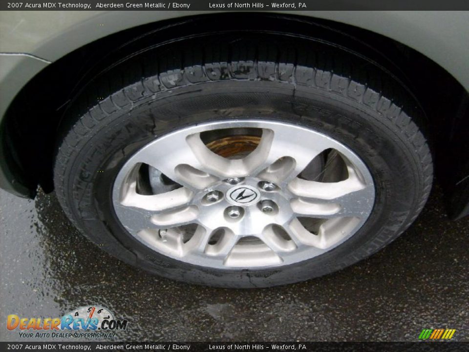 2007 Acura MDX Technology Aberdeen Green Metallic / Ebony Photo #8