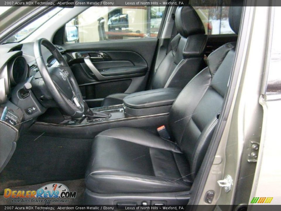 2007 Acura MDX Technology Aberdeen Green Metallic / Ebony Photo #9