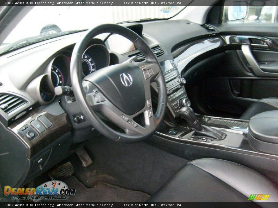 2007 Acura MDX Technology Aberdeen Green Metallic / Ebony Photo #10