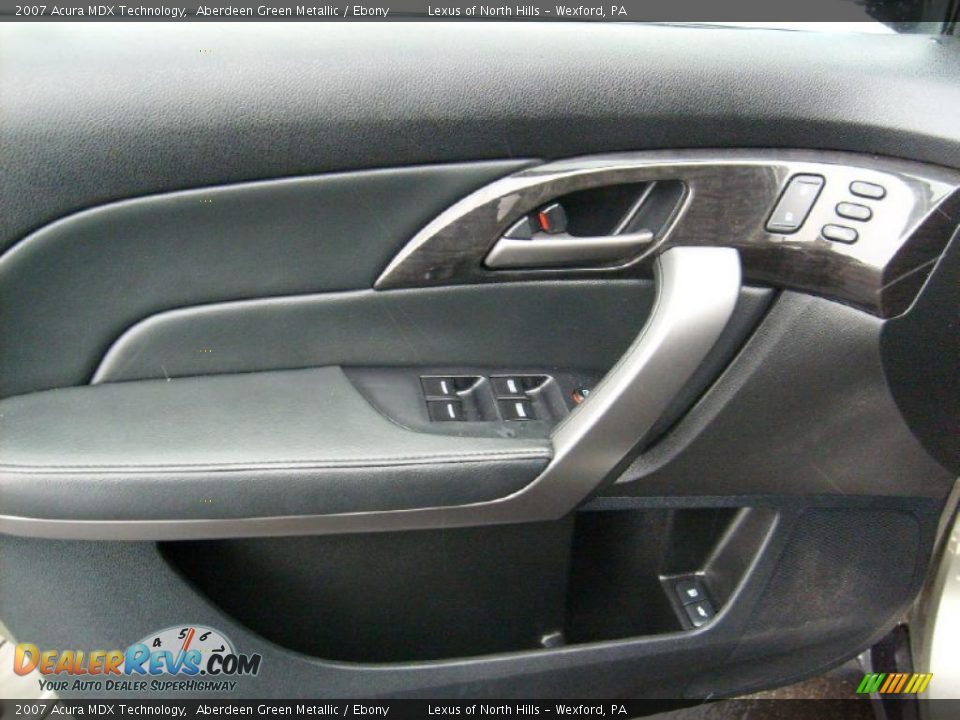 2007 Acura MDX Technology Aberdeen Green Metallic / Ebony Photo #12
