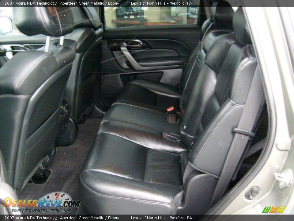 2007 Acura MDX Technology Aberdeen Green Metallic / Ebony Photo #13