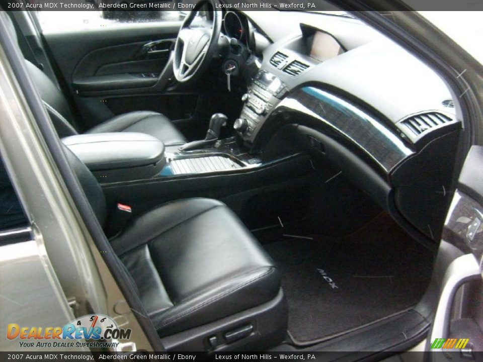 2007 Acura MDX Technology Aberdeen Green Metallic / Ebony Photo #16