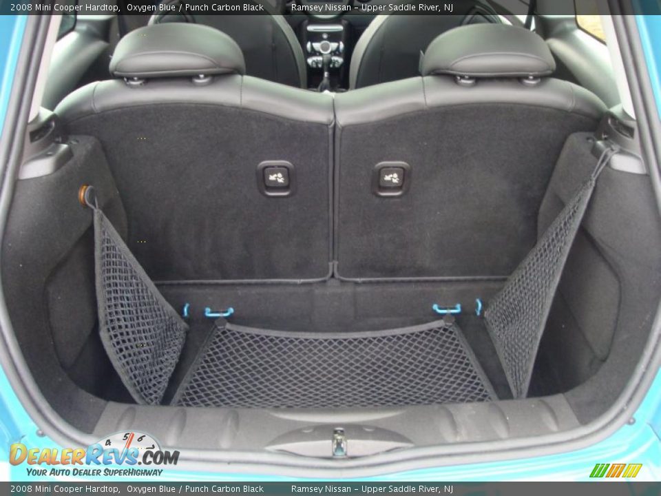 2008 Mini Cooper Hardtop Oxygen Blue / Punch Carbon Black Photo #31