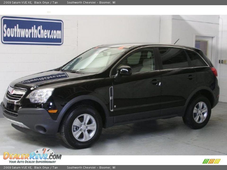 2009 Saturn VUE XE Black Onyx / Tan Photo #1