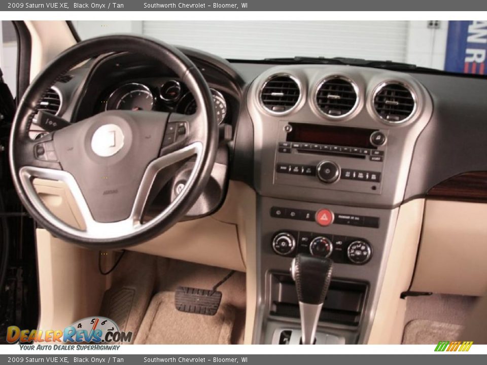 2009 Saturn VUE XE Black Onyx / Tan Photo #7