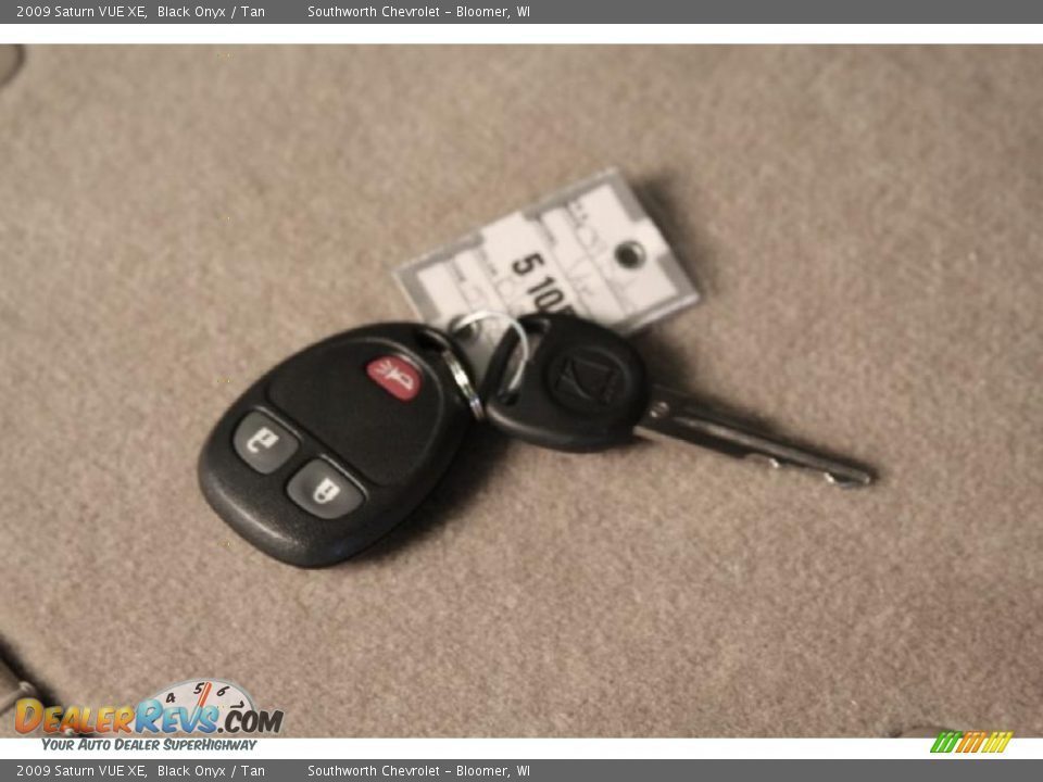 2009 Saturn VUE XE Black Onyx / Tan Photo #12