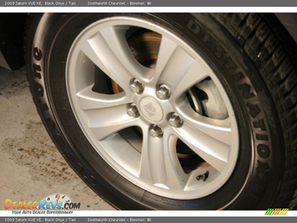 2009 Saturn VUE XE Black Onyx / Tan Photo #13