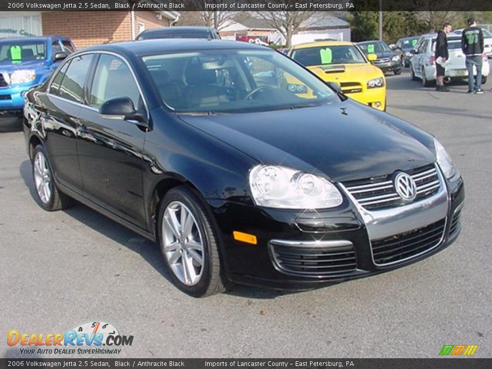 2006 Volkswagen Jetta 2.5 Sedan Black / Anthracite Black Photo #1