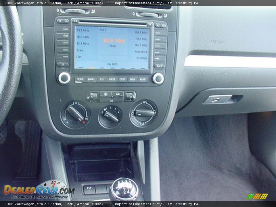 2006 Volkswagen Jetta 2.5 Sedan Black / Anthracite Black Photo #2