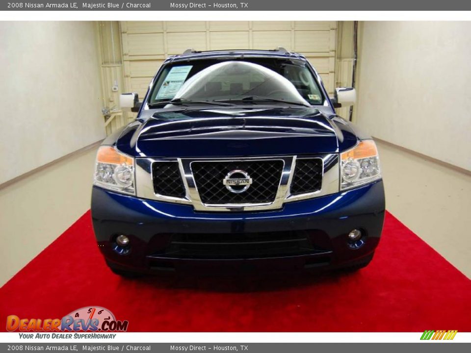 2008 Nissan Armada LE Majestic Blue / Charcoal Photo #2