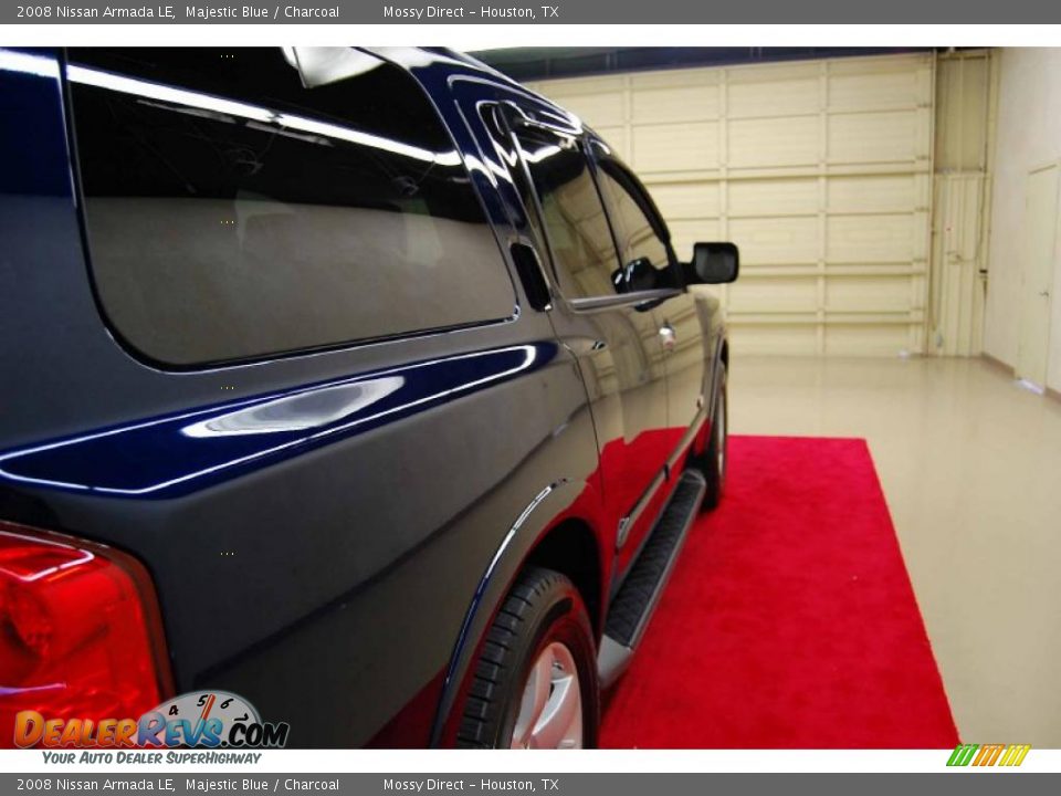 2008 Nissan Armada LE Majestic Blue / Charcoal Photo #7