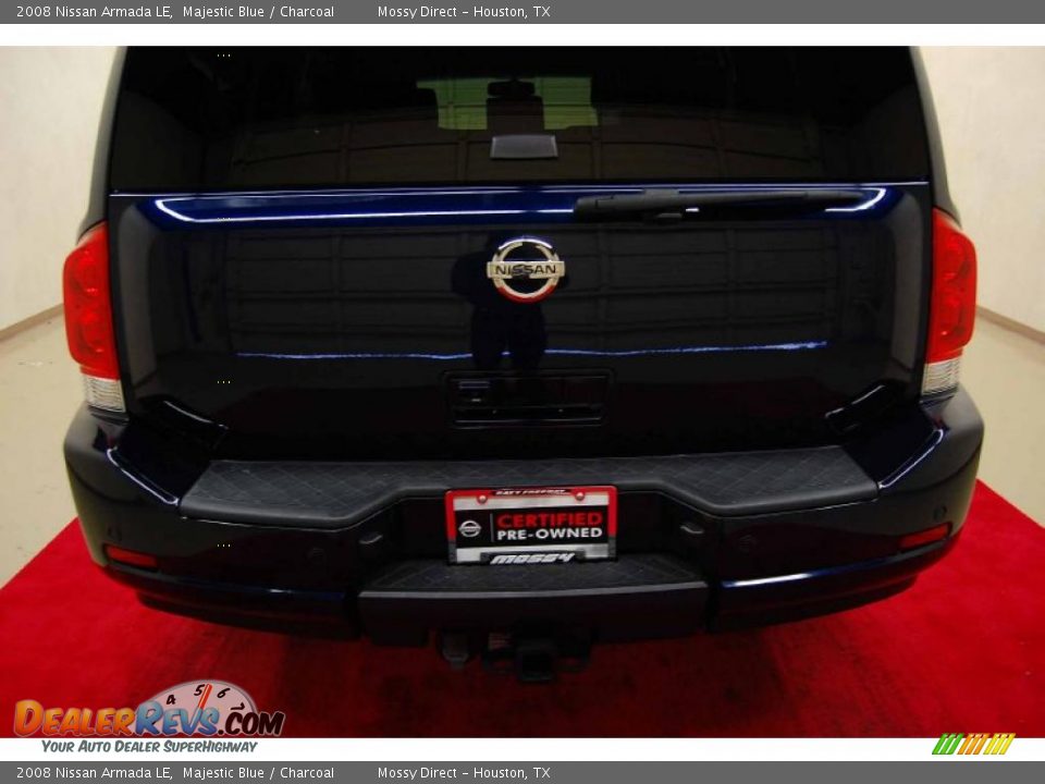 2008 Nissan Armada LE Majestic Blue / Charcoal Photo #8