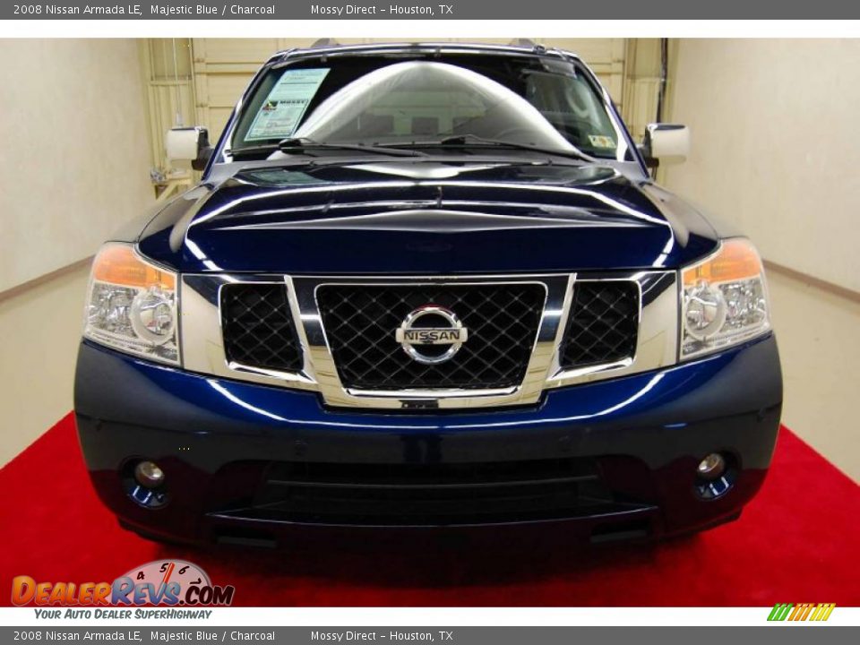 2008 Nissan Armada LE Majestic Blue / Charcoal Photo #13