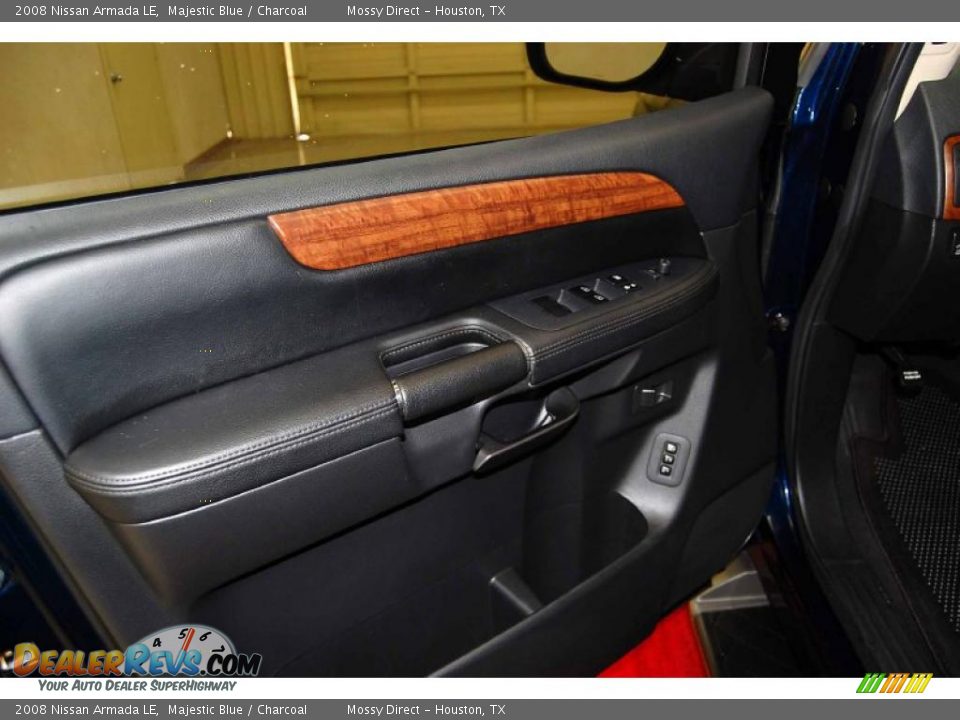 2008 Nissan Armada LE Majestic Blue / Charcoal Photo #15