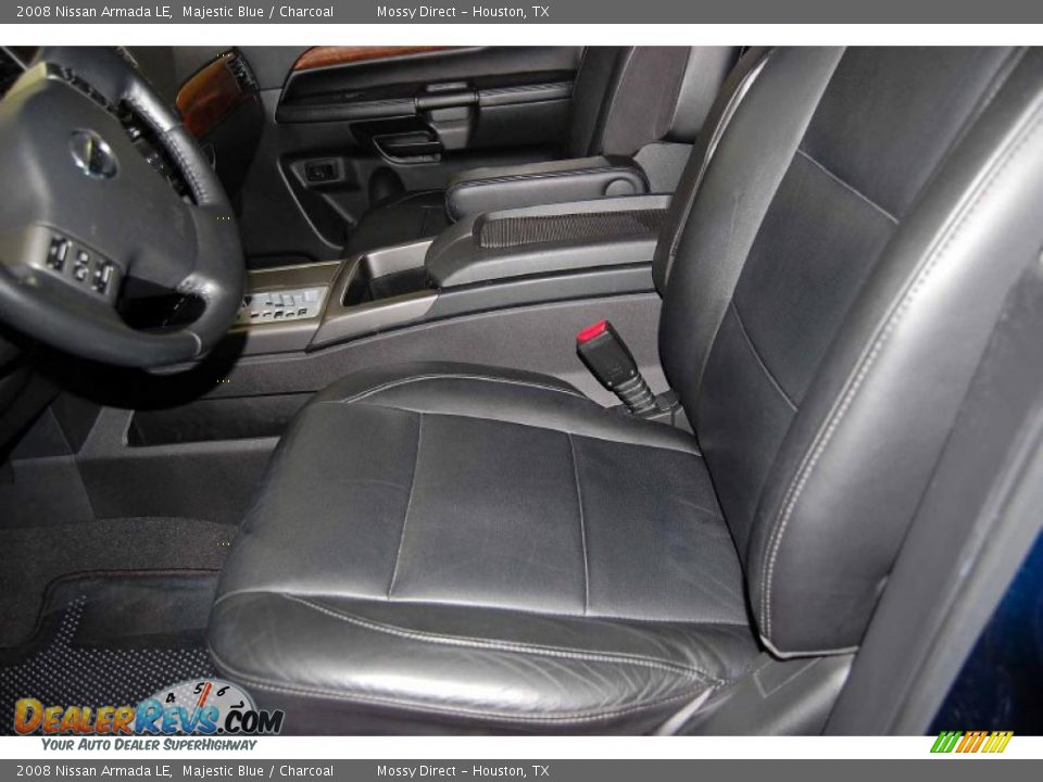 2008 Nissan Armada LE Majestic Blue / Charcoal Photo #16
