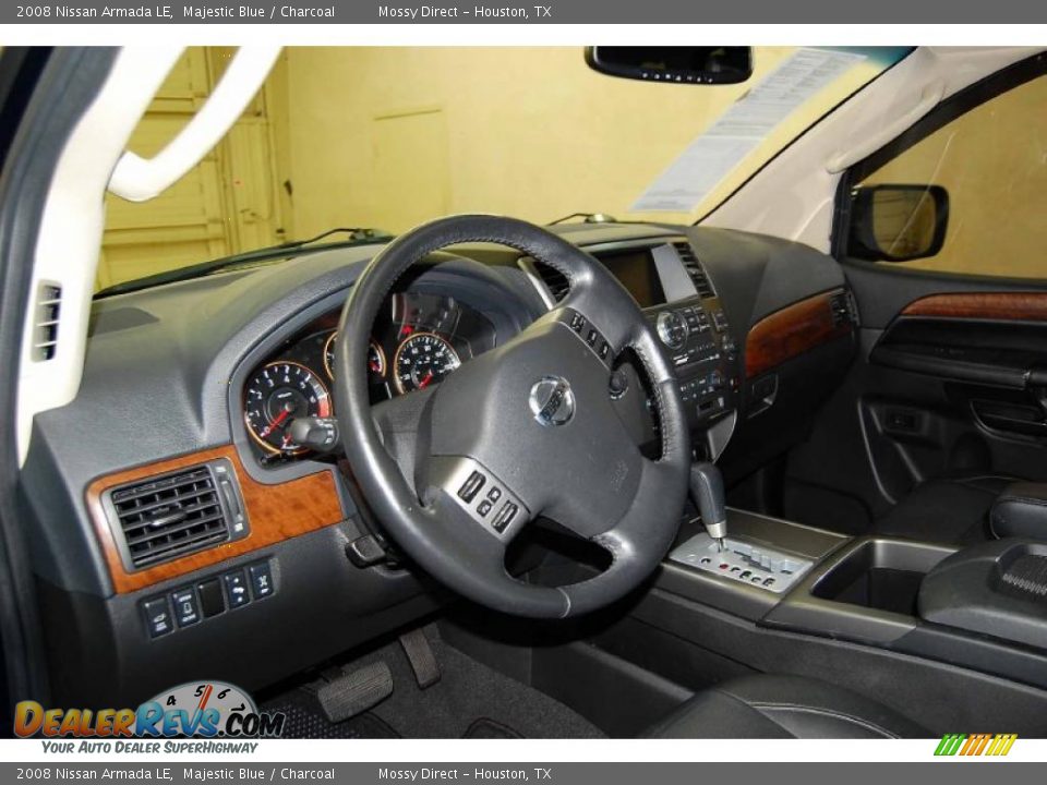 2008 Nissan Armada LE Majestic Blue / Charcoal Photo #17