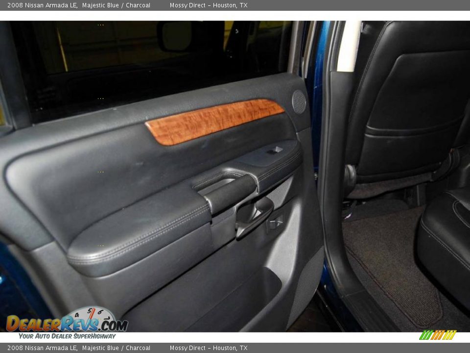 2008 Nissan Armada LE Majestic Blue / Charcoal Photo #19