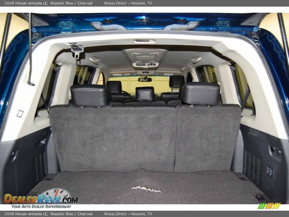 2008 Nissan Armada LE Majestic Blue / Charcoal Photo #22