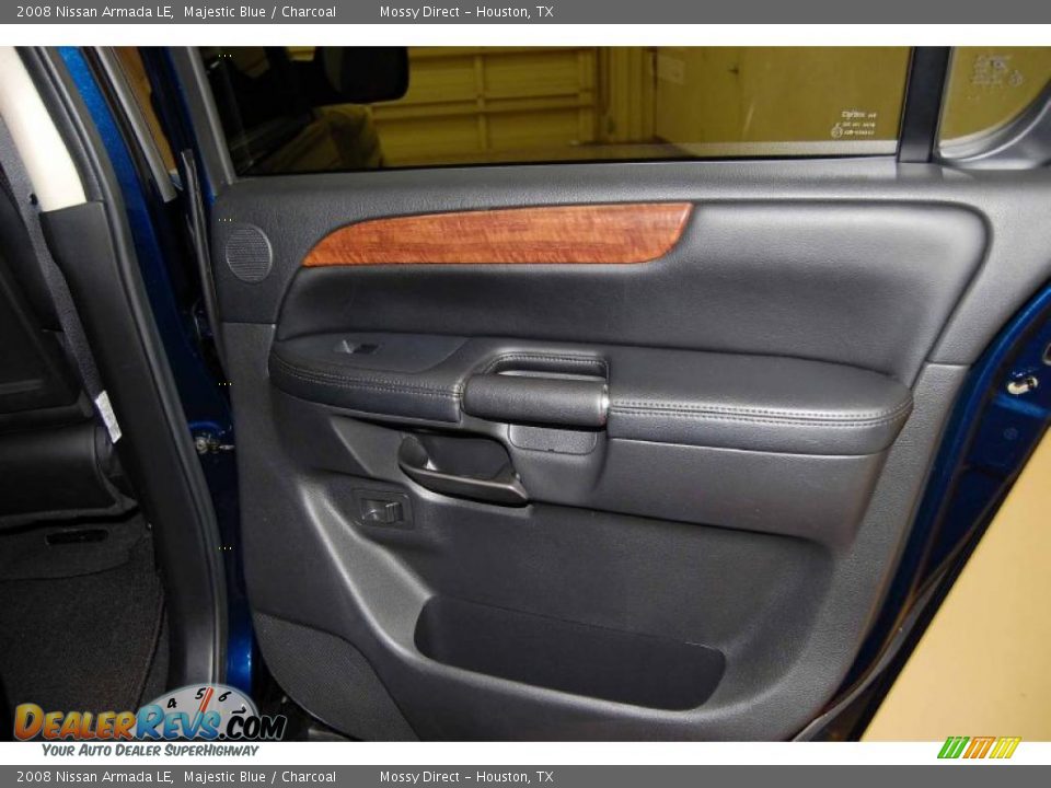 2008 Nissan Armada LE Majestic Blue / Charcoal Photo #23