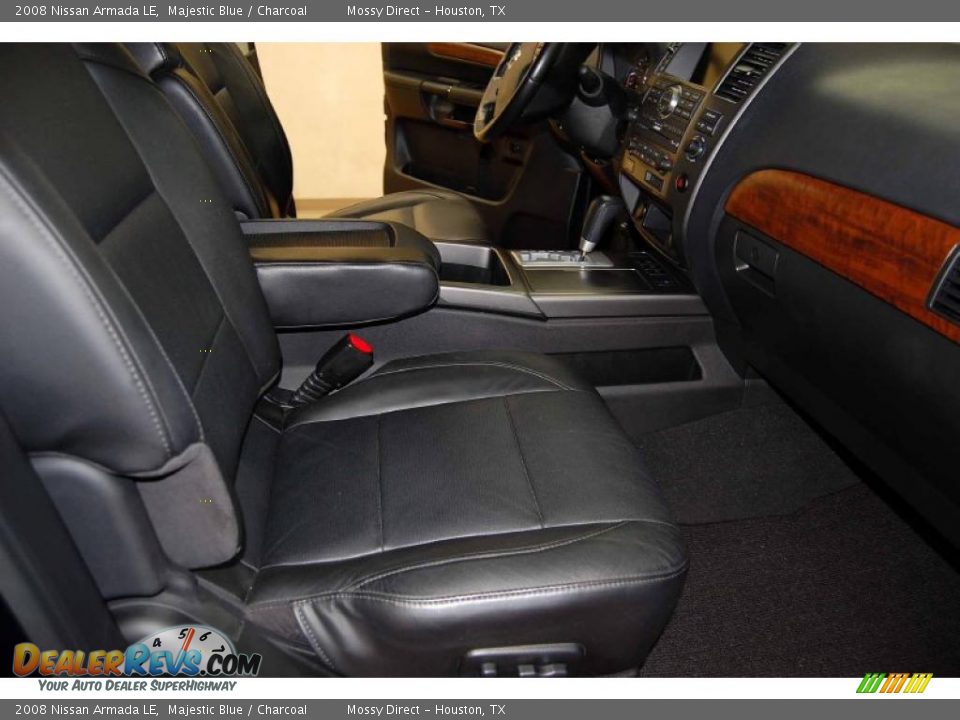 2008 Nissan Armada LE Majestic Blue / Charcoal Photo #26