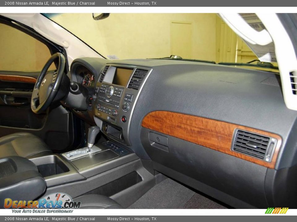 2008 Nissan Armada LE Majestic Blue / Charcoal Photo #27