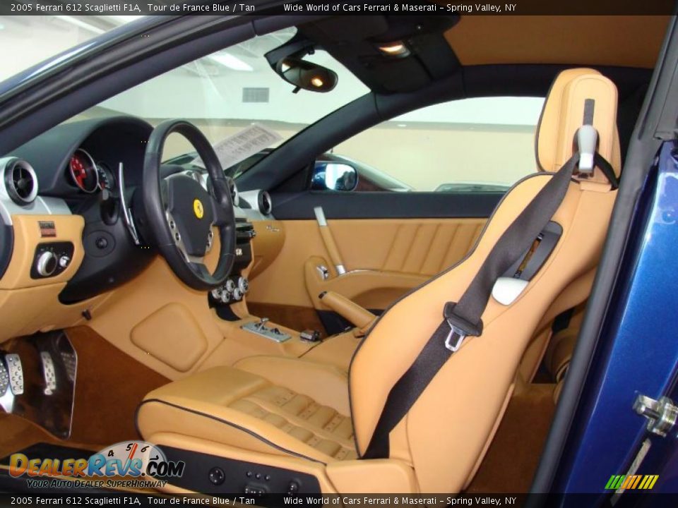 Tan Interior - 2005 Ferrari 612 Scaglietti F1A Photo #9