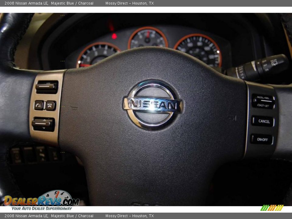 2008 Nissan Armada LE Majestic Blue / Charcoal Photo #32
