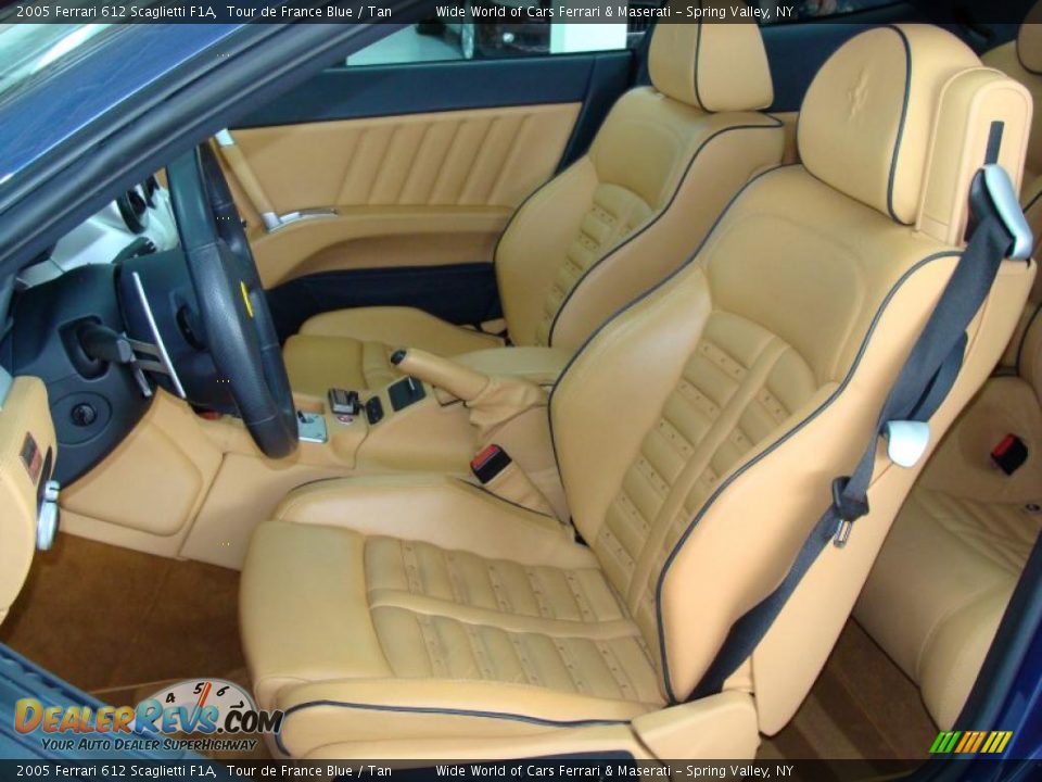 Tan Interior - 2005 Ferrari 612 Scaglietti F1A Photo #11