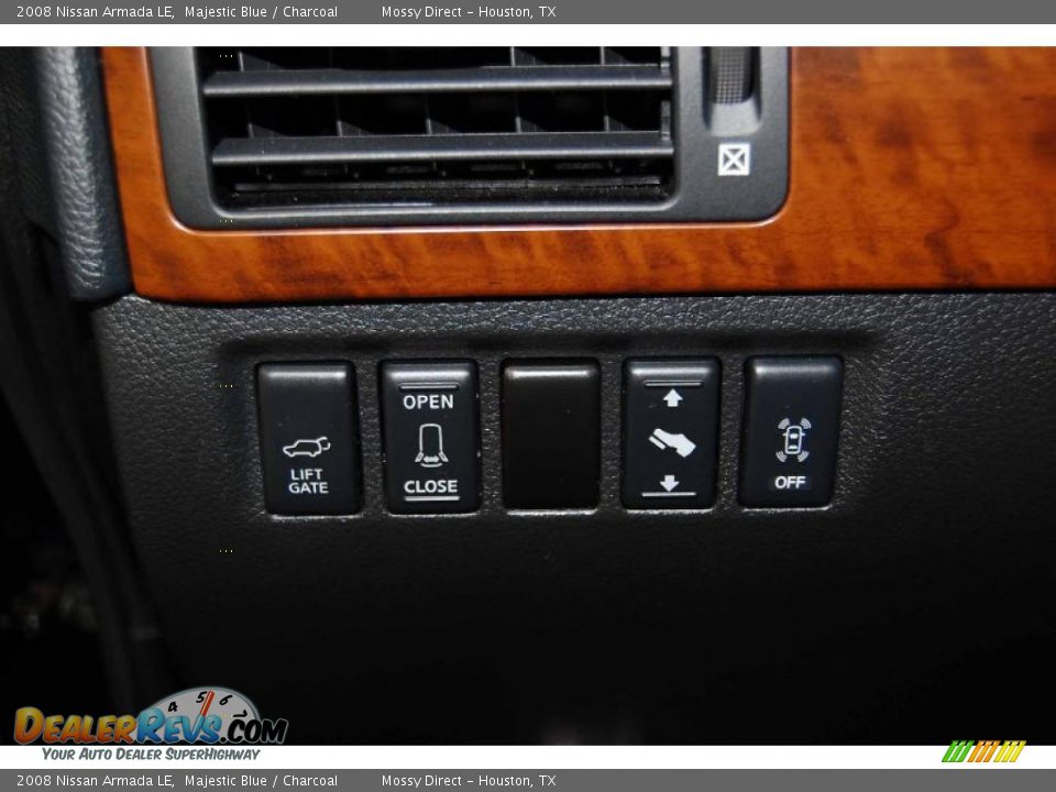 2008 Nissan Armada LE Majestic Blue / Charcoal Photo #34