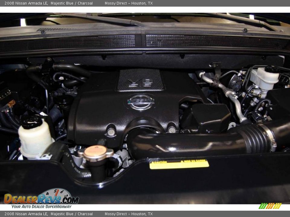 2008 Nissan Armada LE Majestic Blue / Charcoal Photo #35