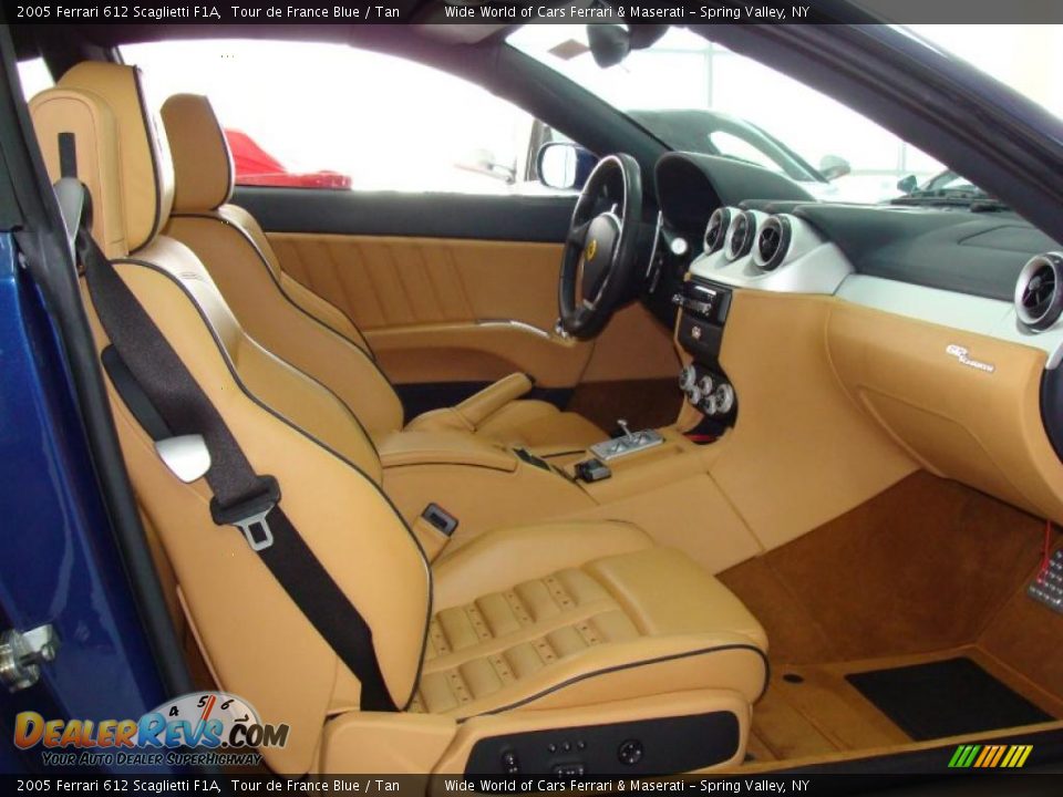 Tan Interior - 2005 Ferrari 612 Scaglietti F1A Photo #14