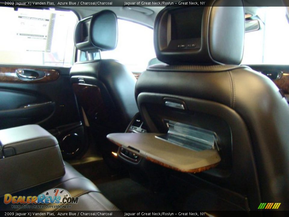 2009 Jaguar XJ Vanden Plas Azure Blue / Charcoal/Charcoal Photo #19