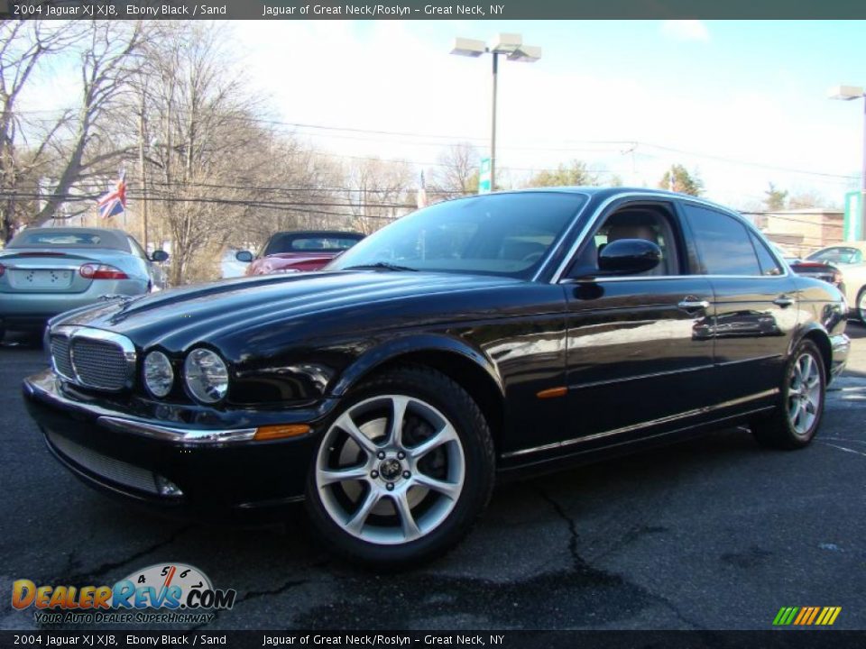 2004 Jaguar XJ XJ8 Ebony Black / Sand Photo #1