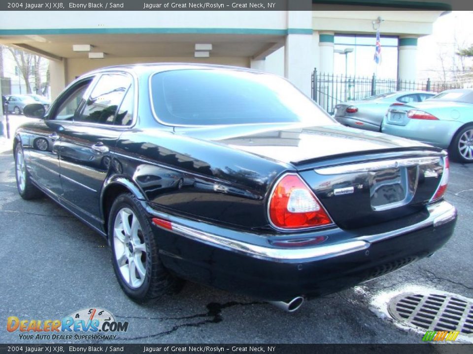 2004 Jaguar XJ XJ8 Ebony Black / Sand Photo #4